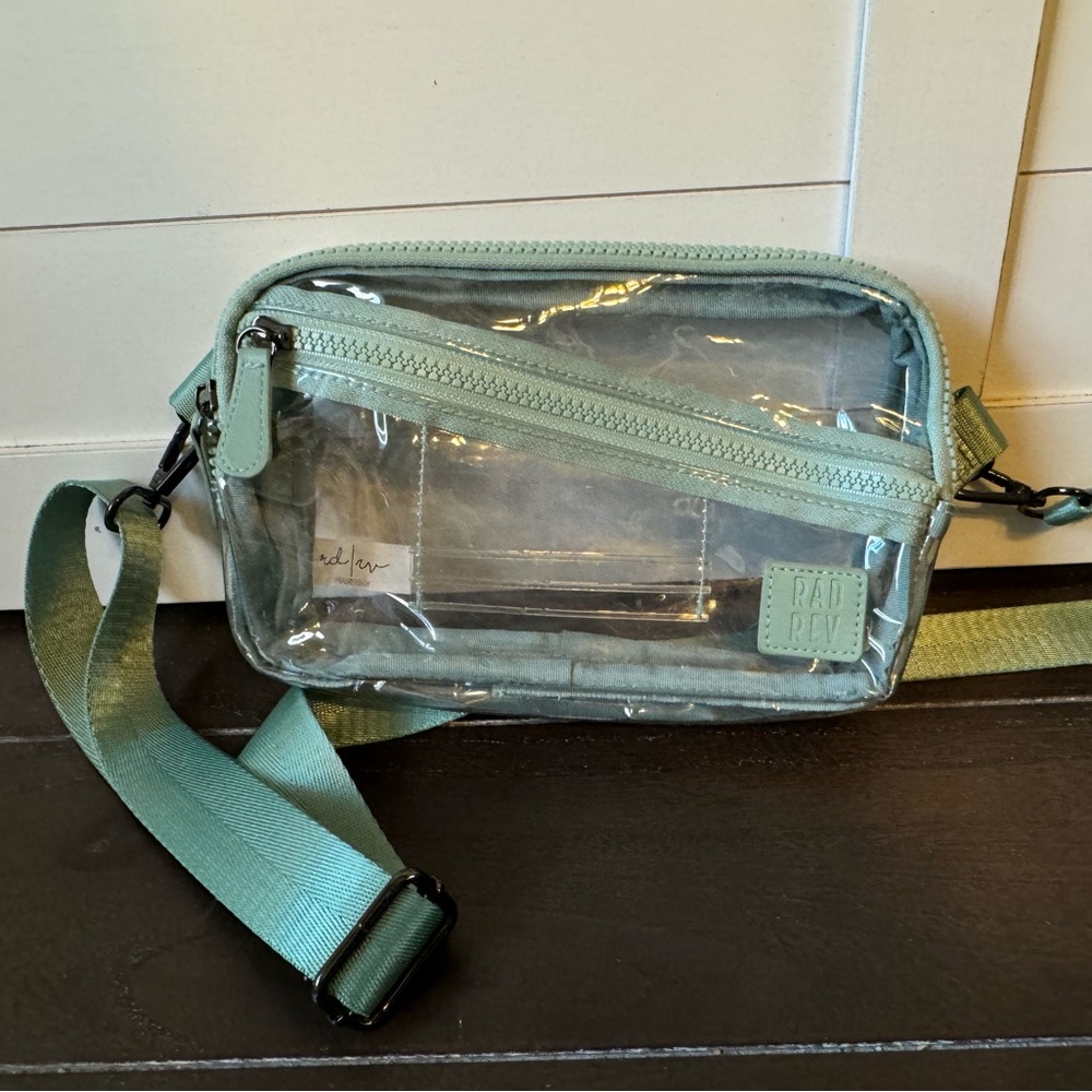 RadRev Clear Stadium Sling in Mint